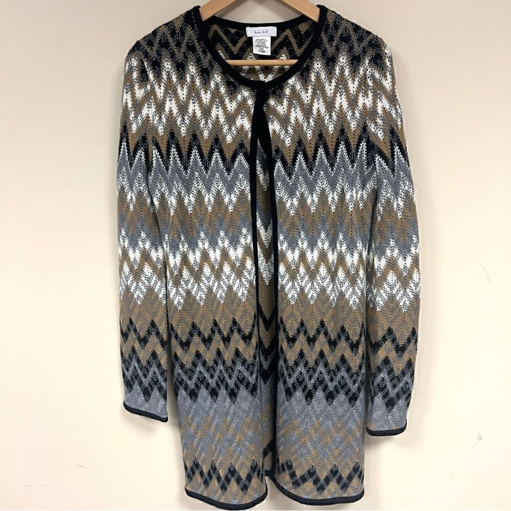 Kate Hill longline wool blend sweater. Size S/P